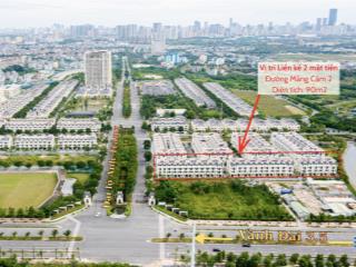 Căn góc 135m2  shophouse 3 mặt tiền  có hầm rộng 100m2  ngay sau các toà cao tầng văn phòng