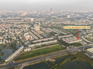 Chỉ 13.4tỷ (30%)  sở hữu shophouse 3 mặt tiền, có hầm  chỉ có 6 căn hàng hiếm tại kđt anlac