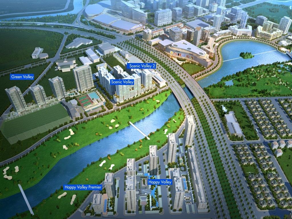 Penthouse happy valley 1 sàn 240m² 5pn, 3wc, tại happy valley, q7, hcm, giá 24 tỷ