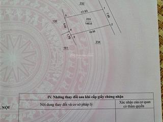 Bán lô đất giá tốt 146m  thôn tam cảnh, xã đồng trúc, hà nội