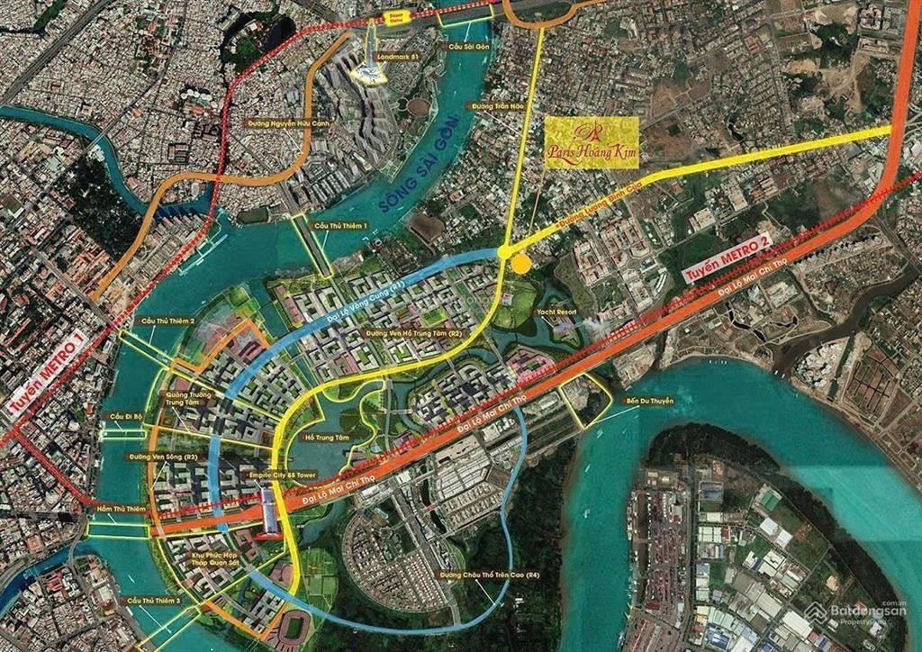Hàng nội bộ căn 2pn chủ đầu tư paris hoàng kim tháng 12/2025  giá chỉ 5.838 tỷ