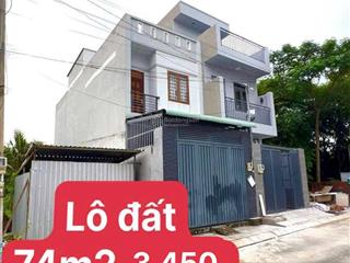 Ngộp bank bán lô hẻm 129, đường 6, p. long bình, q9 dt 74m2 giá 3.450tỷ còn tl  sổ hồng riêng