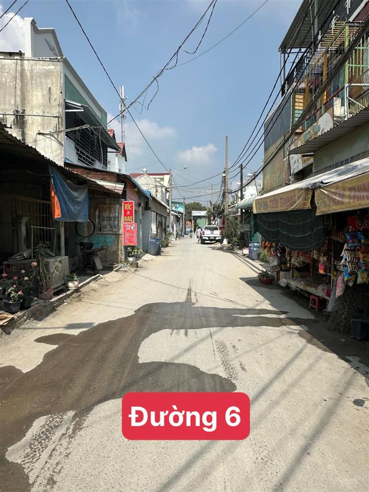 Lô đất đầu tư 1 sẹc đường số 6  lò lu, p. trường thạnh, tđ (cạnh chung cư elysian) dt 109.3m2 shr