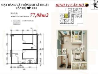 Cần bán ch toà ct3 chung cư x2 đại kim  hoàng mai, dt 77m2, 3pn, ban công đông nam, nhận nhà luôn