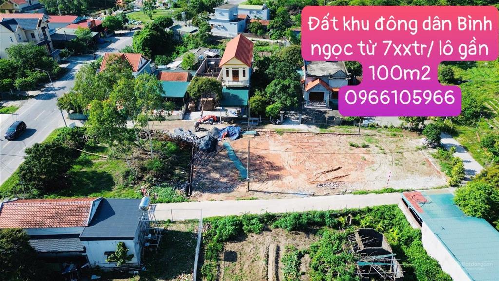 Em có 3 mảnh mặt đường bình ngọc khu 4 móng cái cần bán. có sổ đỏ