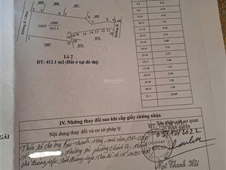 Bán 2 lô đất liền kề p.chánh lộ, đường 3m, dt18x25 (493m2 full thổ cư)