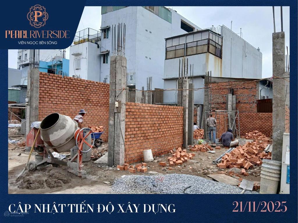 Mở bán đợt 1 nhà phố phú định pearl riverside 1 trệt 1 lửng 2 lầu giá 6,390 tỷ hỗ trợ vay