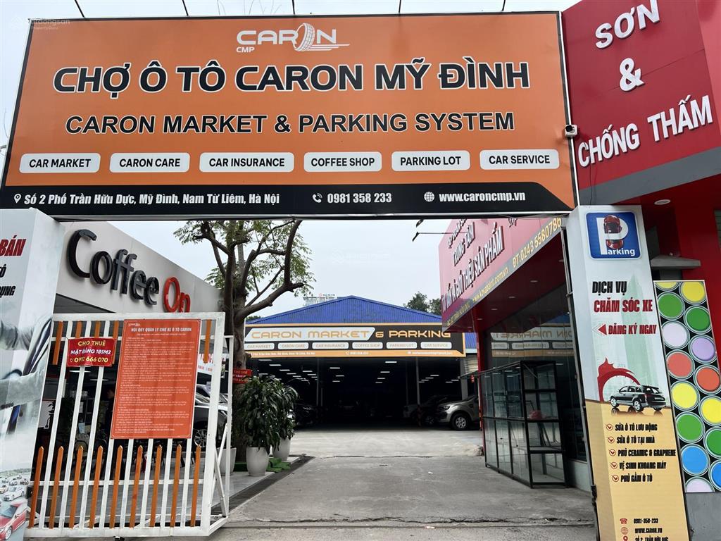 Hệ thống caron market & parking chào hợp tác tại trần hữu dực  mỹ đình, hn