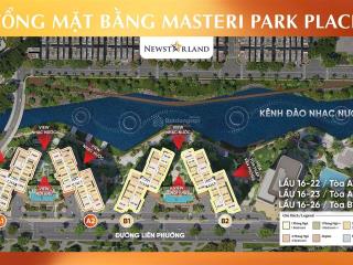 Cần bán căn 1pn giá tốt nhất chỉ 6.045tỷ  block a2  masterise park palce. ký trực tiếp cđt. ck 12%