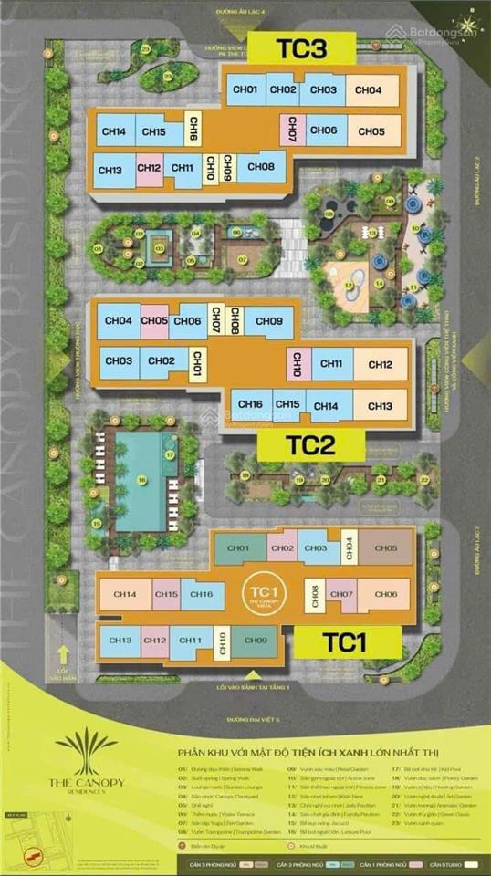 Bán gấp 2 căn hộ 50,5m2 và 62m2 giá chỉ từ 3,85 tỷ/ căn hộ tại the canopy. 0966 866 ***