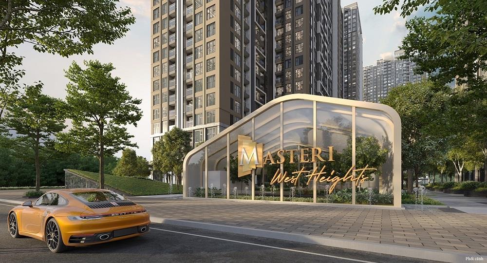 Bán căn góc 64m2 2pn+1, full nội thất, view nội khu cực chill tại masteri west heights.0966 866 ***