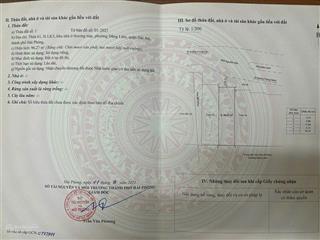 Chuyển nhượng lô đất mặt đường nguyễn đồn, hải an, hải phòng