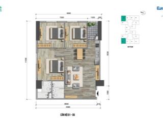 Căn góc rẻ hơn thị trường 150tr, 3pn2vs,diện tích 96m2, tầng cao, view sông duống, view cổ loa