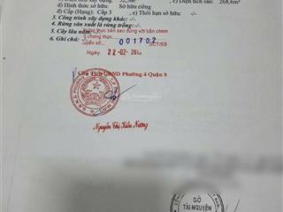 Bán chdv 1 trệt 1 lửng 3 lầu, 14 phòng, và mặt tiền kinh doanh, có thu nhập 30 triệu/tháng, p4q8