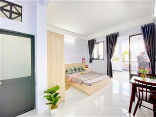 Căn hộ 1pn mới, sân vườn lớn, view thoáng full tiện nghi ngay công viên lê thị riêng, bắc hải