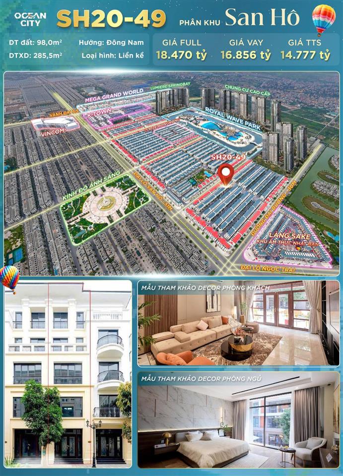 Quỹ hàng vinhomes ocp 2! shophouse, liền kề độc quyền hàng cđt & chuyển nhượng. max chiết khấu