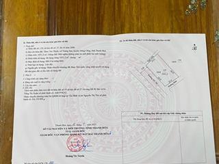 Lô đất 3 mặt tiền 1031m2 nằm trên trục đường nhựa liên xã tượng sơn nông cống