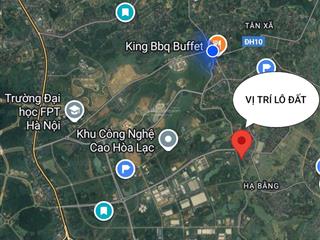 [chính chủ] bán 125m2 tân xã, sát vách công nghệ cao hoà lạc vài bước chân