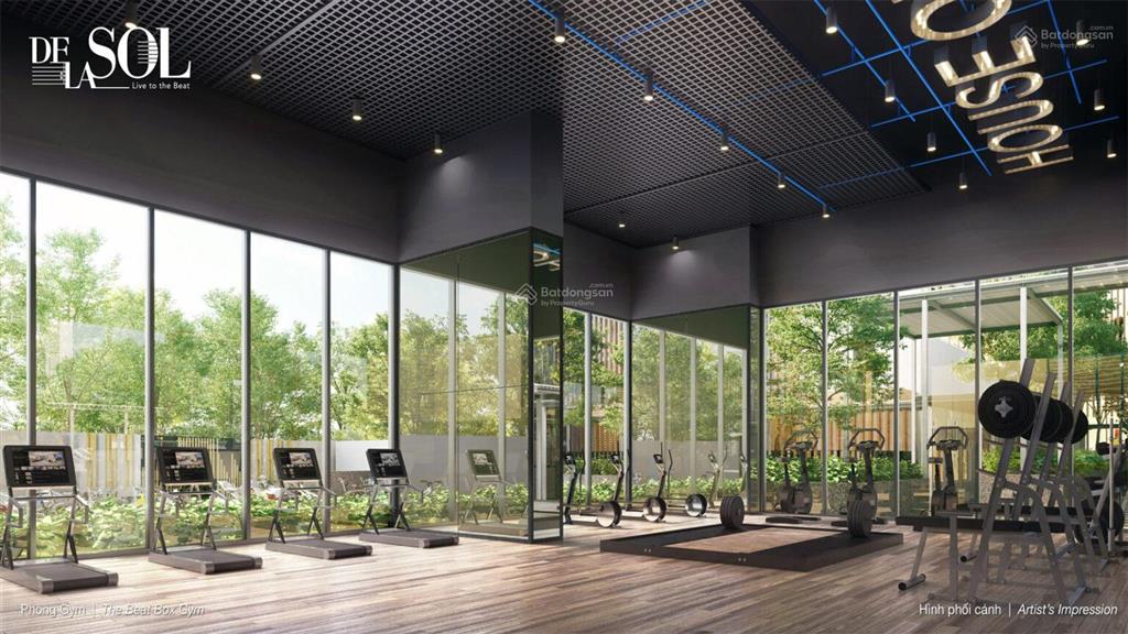 Bán căn hộ de la sol 2pn 2wc lầu cao view thoáng full nội thất 9.5 tỷ