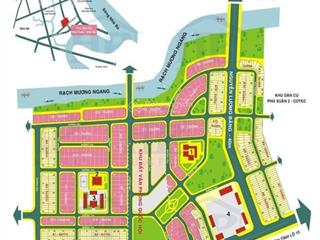 Cần bán nền nhà phố kdc cotec phú xuân, mt đường dương thị năm, 107m2, giá 56tr/m2.  0909 323 ***