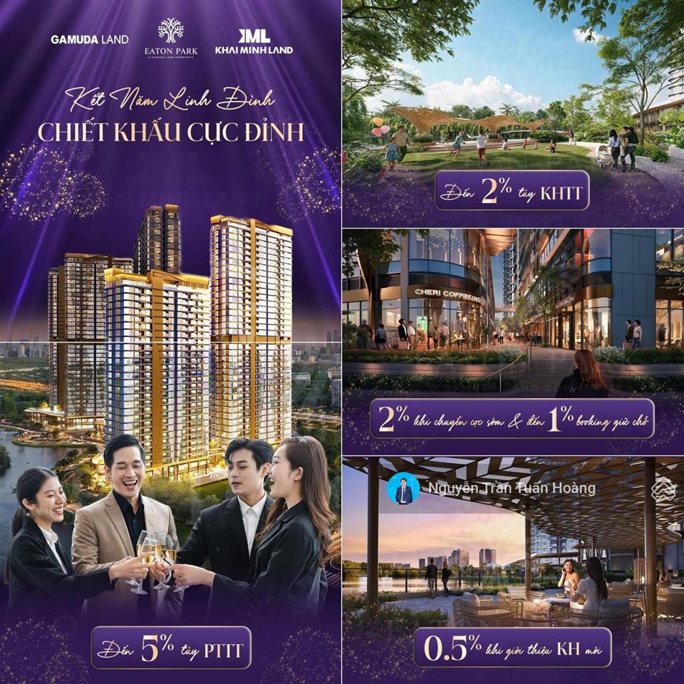 Căn hô eaton park a5 căn 3pn tầng cao, view công viên & rạch chiếc  cơ hội đầu tư 15.5 tỷ!