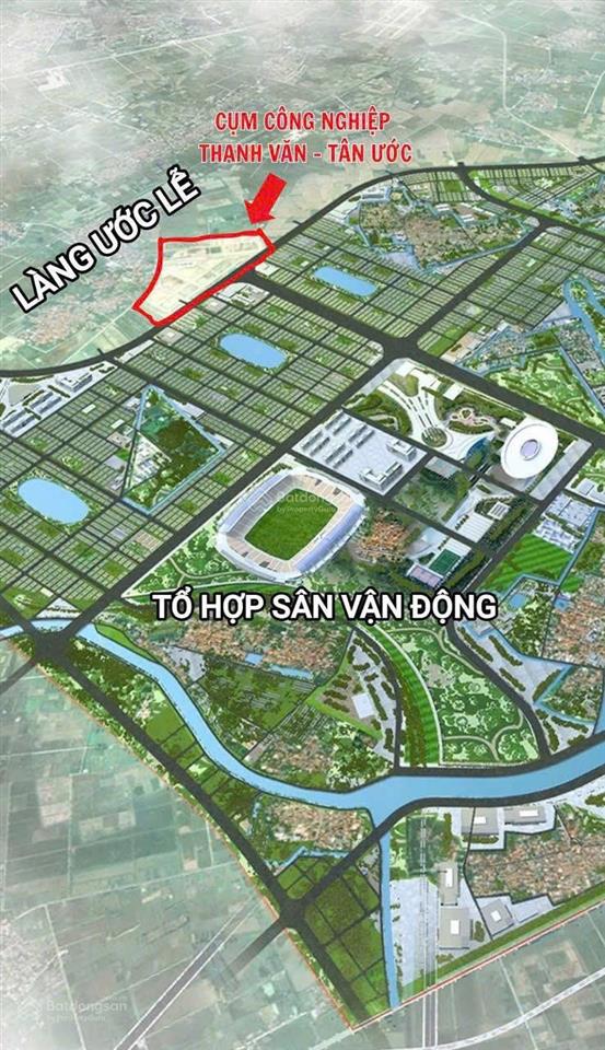 Bán đất shophouse, nhà xưởng tại tân ước, thanh oai, vị trí đối diện vin olympic giá tốt