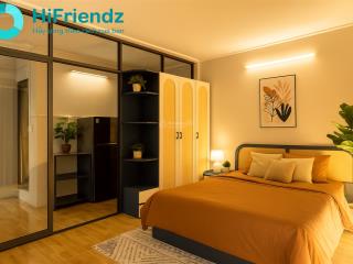 Căn hộ studio 1 phòng ngủ đa dạng cực xinh nằm ngay khu sân bay hồng hà giao bạch đằng