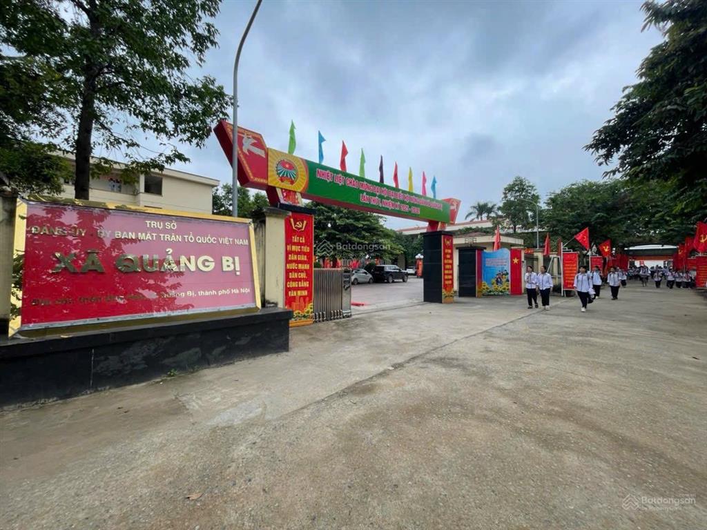 Bán lô đất quảng bị chương mỹ  oto đỗ cửa  sẵn sổ đỏ  giá hơn 1tỷ