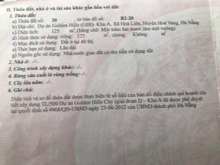 Chào bán lô b22030 dự án golden hill giá chỉ 3.4 tỷ cho anh chị đầu tư 0911 190 ***