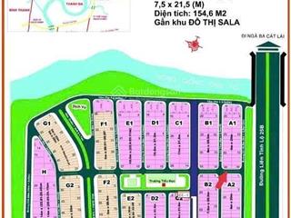 Bán đất nền dự án kdc thế kỉ 21 q2, tp thủ đức 160m2 giá bán 25 tỷ 500