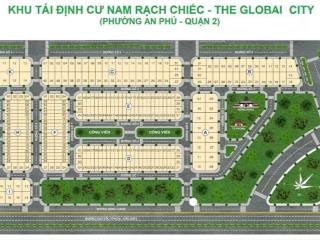 Bán đất nền dự án nam rạch chiếc global city phường an phú q2, tp thủ đức 100m2. 21 tỷ