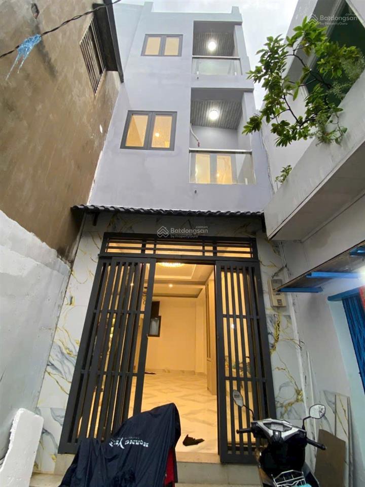 Bán nhà xây mới 4 tầng đường mạc vân p13 q8  gần cầu chà và