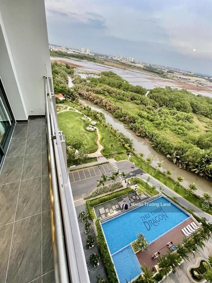 Cho thuê căn góc 1pn full nội thất  view sông sg  chung cư thủ thiêm dragon, quận 2