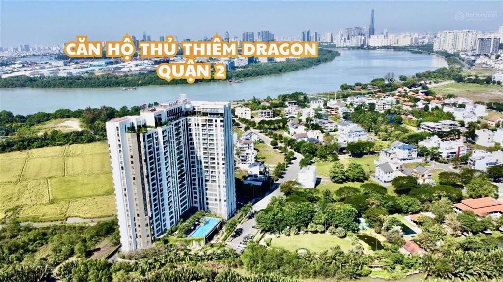 Chính chủ bán căn góc 2pn chung cư thủ thiêm dragon, kdc thủ thiêm villa