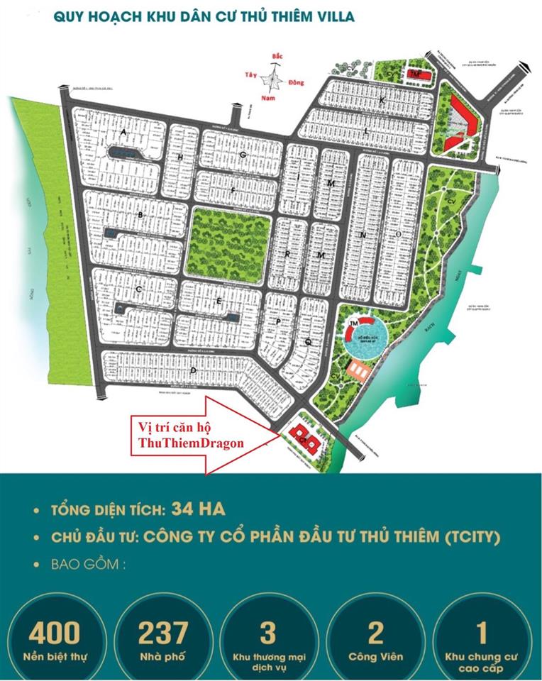 Chính chủ bán căn góc 2pn chung cư thủ thiêm dragon, kdc thủ thiêm villa