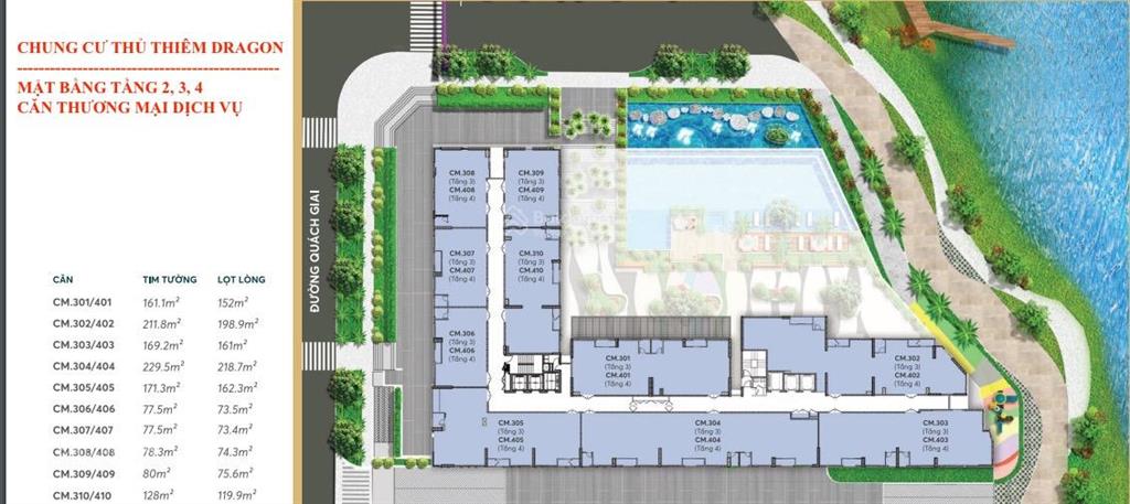 Chính chủ bán căn góc 2pn chung cư thủ thiêm dragon, kdc thủ thiêm villa