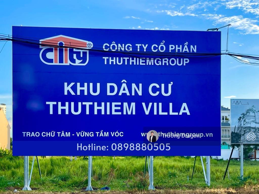 Bán lô đất biệt thự song lập 12.4x27m giá tốt 148tr/m2 kdc thủ thiêm villa