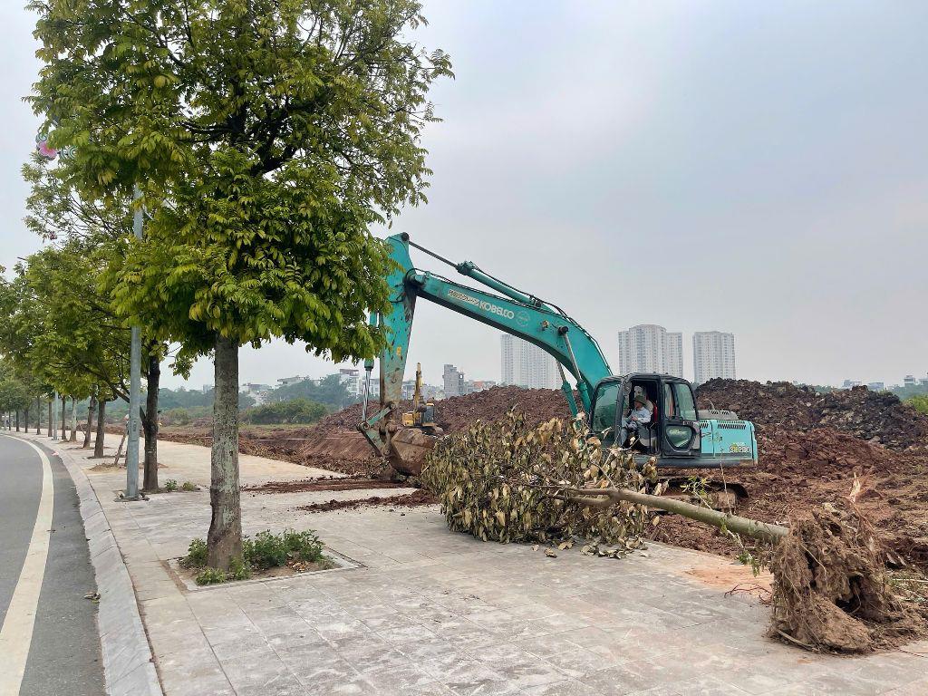 Bán 74m dãy TT2-x đấu giá Cự Khối gần hồ Bộ Đội đang thi công, đất trước sau đều đường 13m