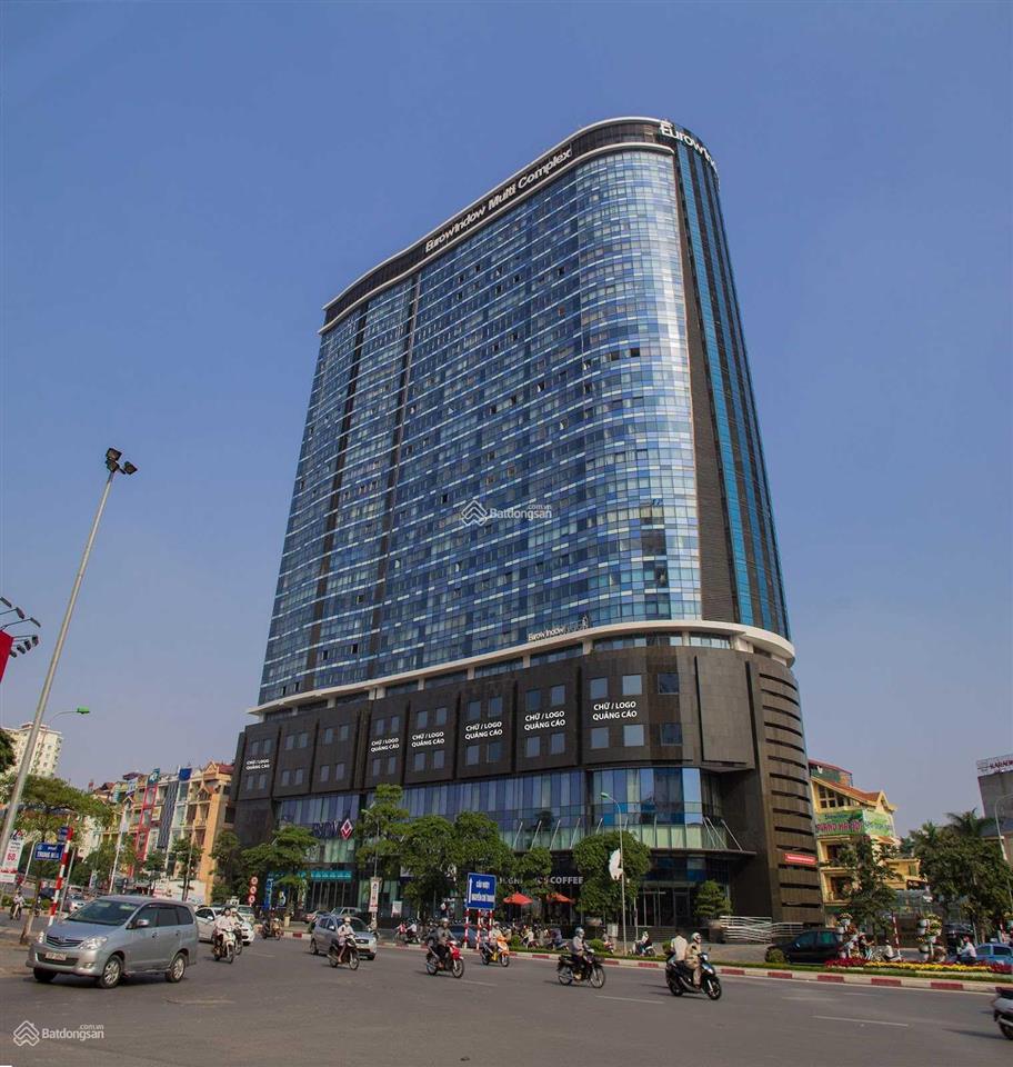 Bql tòa eurowindow  27 trần duy hưng cho thuê dt 500m2, 230 nghìn/m2/th