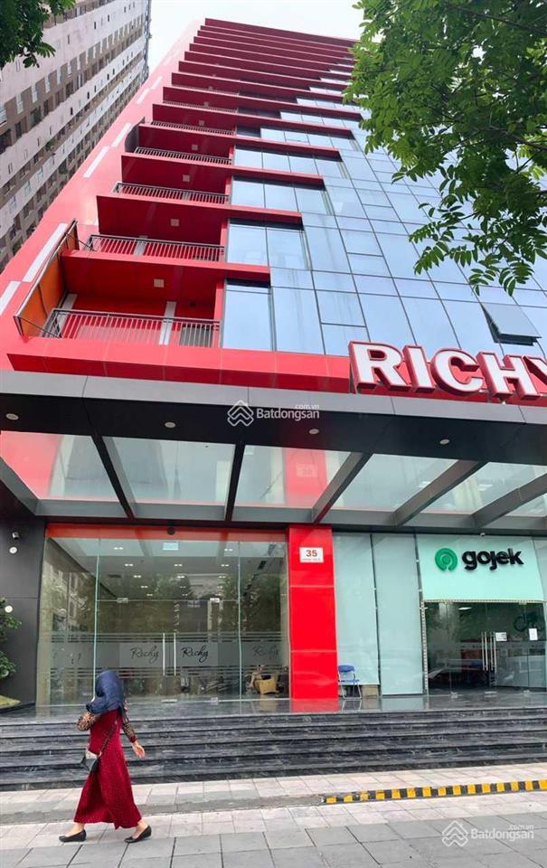 Bql tòa nhà richy tower 35 mạc thái tổ cho thuê diện tích 250m2 giá 280 nghìn/m2/th