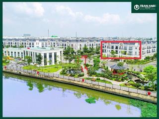 Nhà phố 75m2 giá 2,4 tỷ, view sông vàm cỏ đối diện cafe công viên hoàn thiện tặng full nội thất