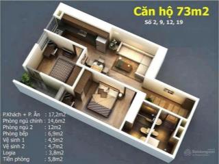 Bán căn hộ chung cư the pride dt 73m2 hà đông nhà full nội thất