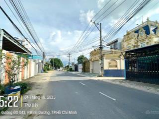 Bán đất mặt tiền dx43 kinh doanh nhựa 8m thông thoáng diện tích 110m2 giá 3.590 tỷ 0908 838 ***