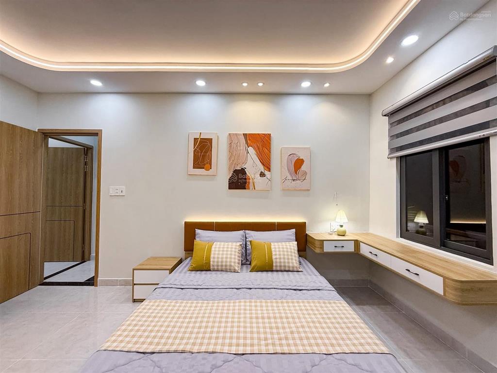 Cực rẻ! bán nhà đẹp chu văn an 50m² 4 tầng 5pn hẻm xe hơi sát mt  full nội thất