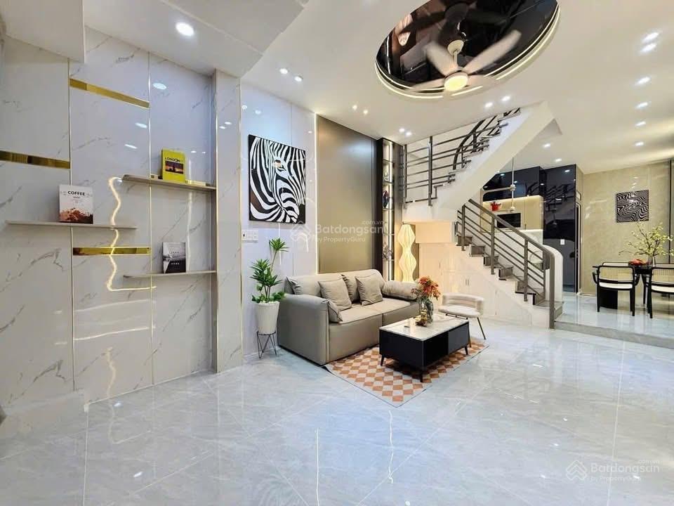 Cực rẻ! bán nhà đẹp chu văn an 50m² 4 tầng 5pn hẻm xe hơi sát mt  full nội thất