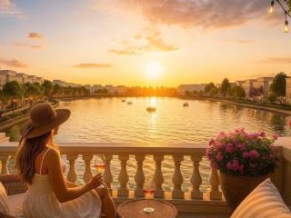 Biệt thự view trực diện hồ, nơi bình yên tâm hồn trở về, trung tâm mới cbd tây bắc hcm, mở bán đ1