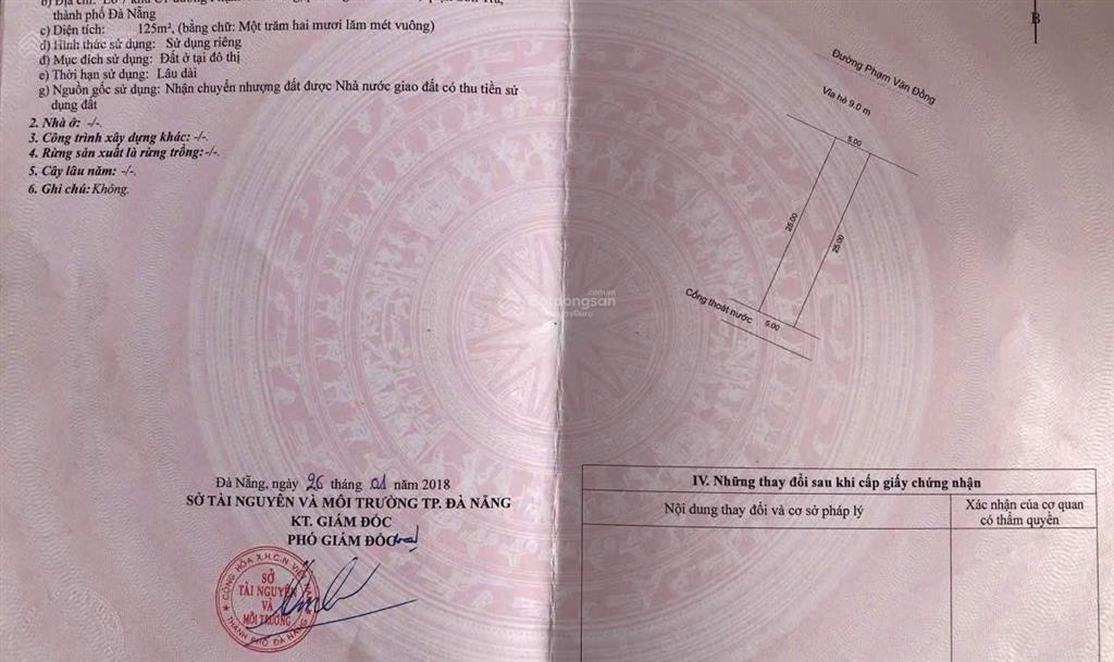 Cần bán hai lô liền kề đường phạm văn đồng diện tích 250m ( giá 75 tỉ )