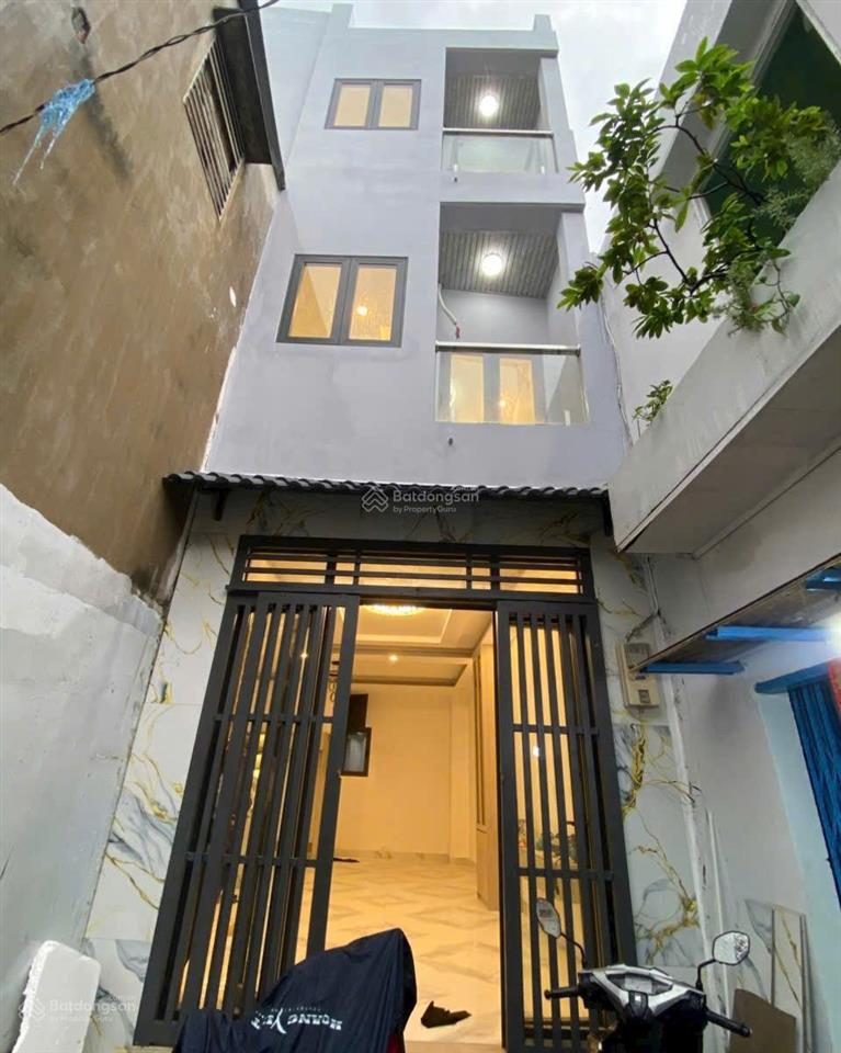 Bán nhà xây mới 4 tầng gần coopmart p13q8