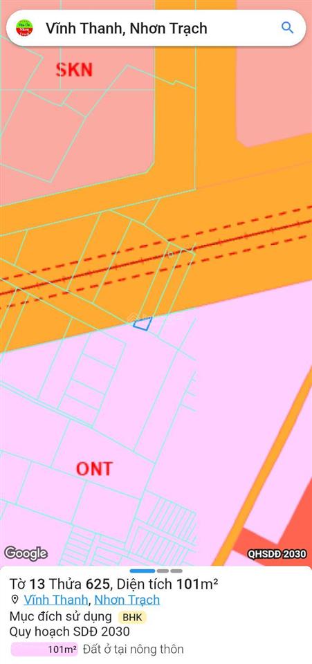 101m2 mặt tiền đường nguyễn ái quốc nối thẳng cổng sân bay long thành