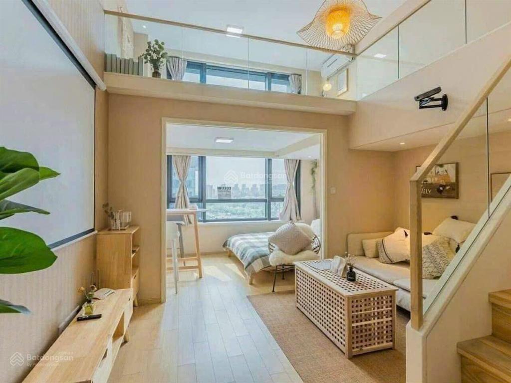 Suất đầu tư căn 1pn duplex, prosper phố đông, thiết kế duplex trần cao 5.5m